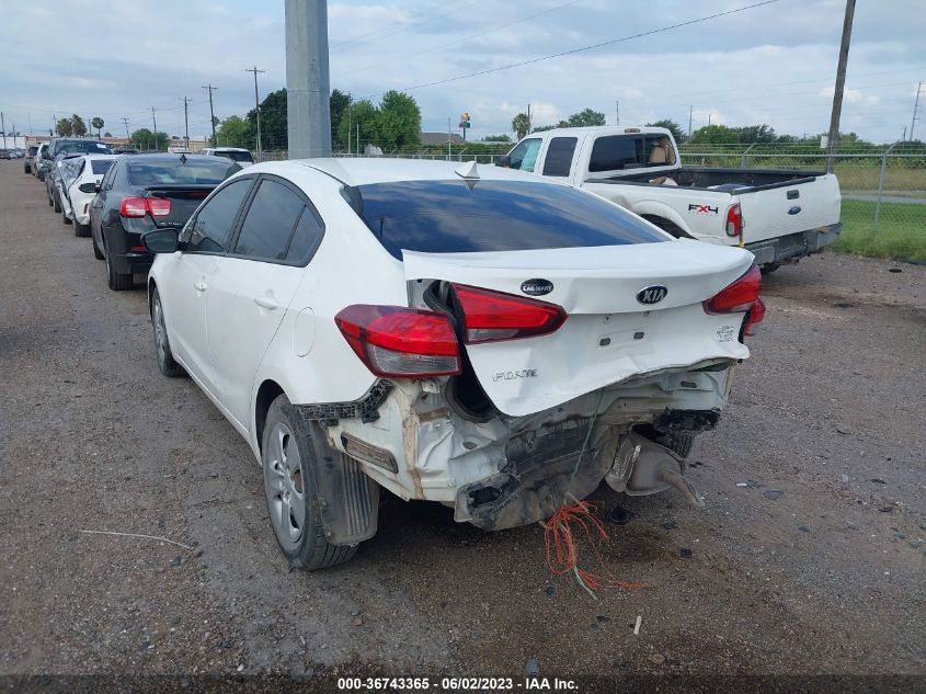 2017 KIA FORTE LX - 3KPFK4A71HE139306