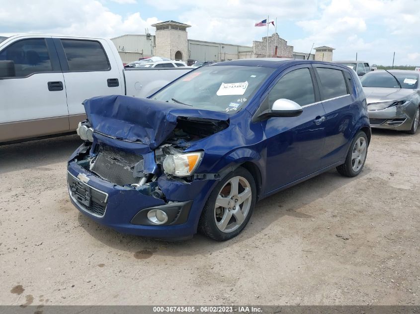 2014 CHEVROLET SONIC LTZ - 1G1JE6SB3E4182356
