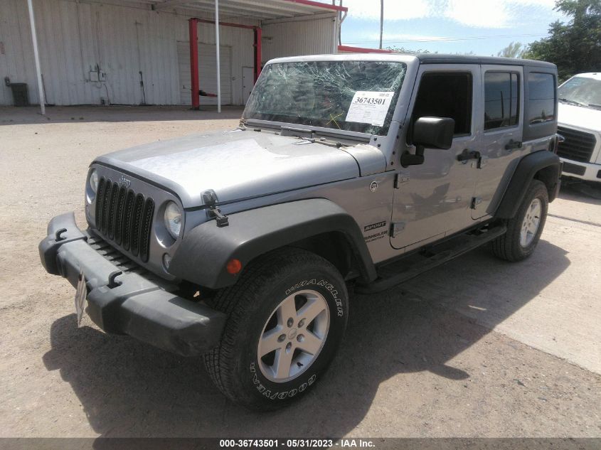 2016 JEEP WRANGLER UNLIMITED SPORT - 1C4HJWDG9GL196040