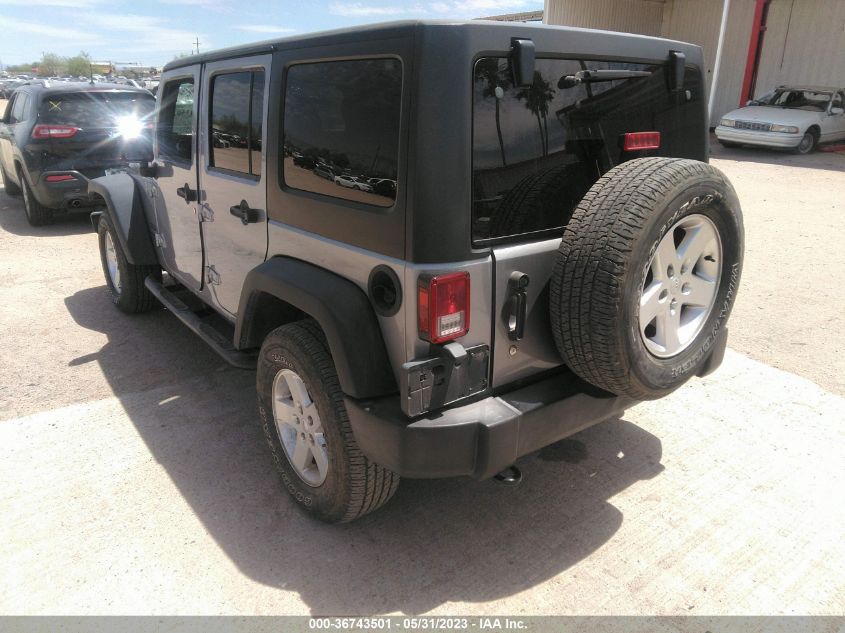 2016 JEEP WRANGLER UNLIMITED SPORT - 1C4HJWDG9GL196040