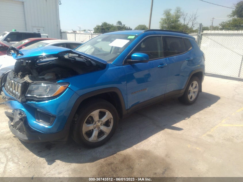 VIN 3C4NJDBB5JT467458 2018 JEEP COMPASS LATITUDE