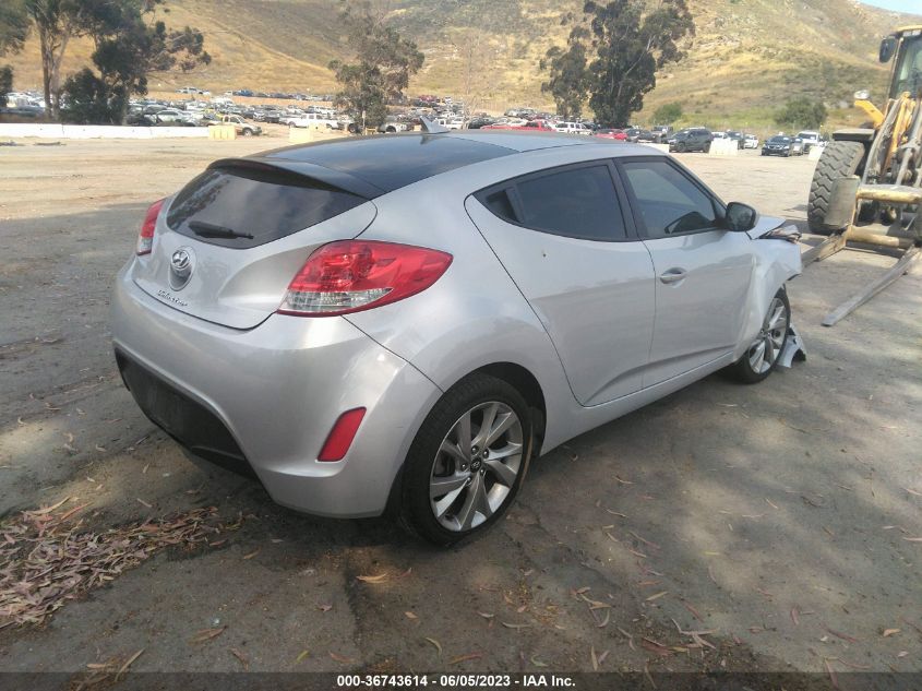 2016 HYUNDAI VELOSTER - KMHTC6AD4GU286796