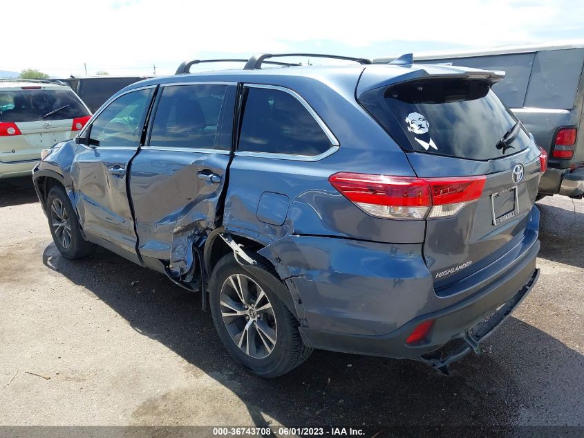 2019 TOYOTA HIGHLANDER LE - 5TDZZRFH0KS298130