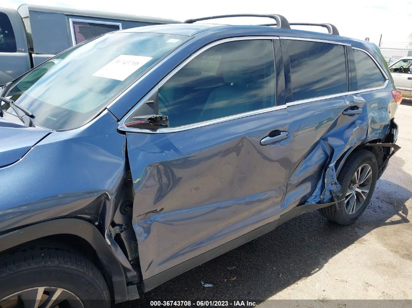2019 TOYOTA HIGHLANDER LE - 5TDZZRFH0KS298130