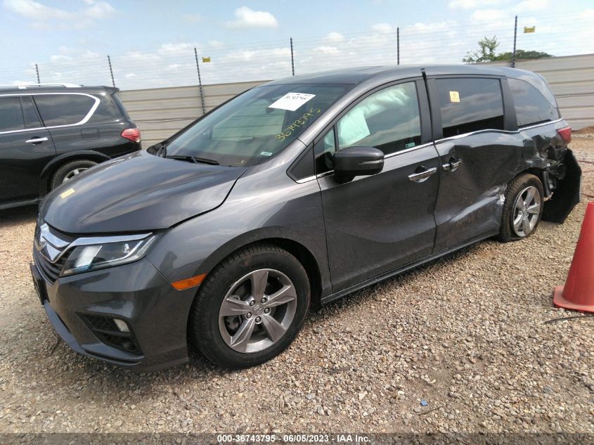 2019 HONDA ODYSSEY EX-L - 5FNRL6H70KB120453