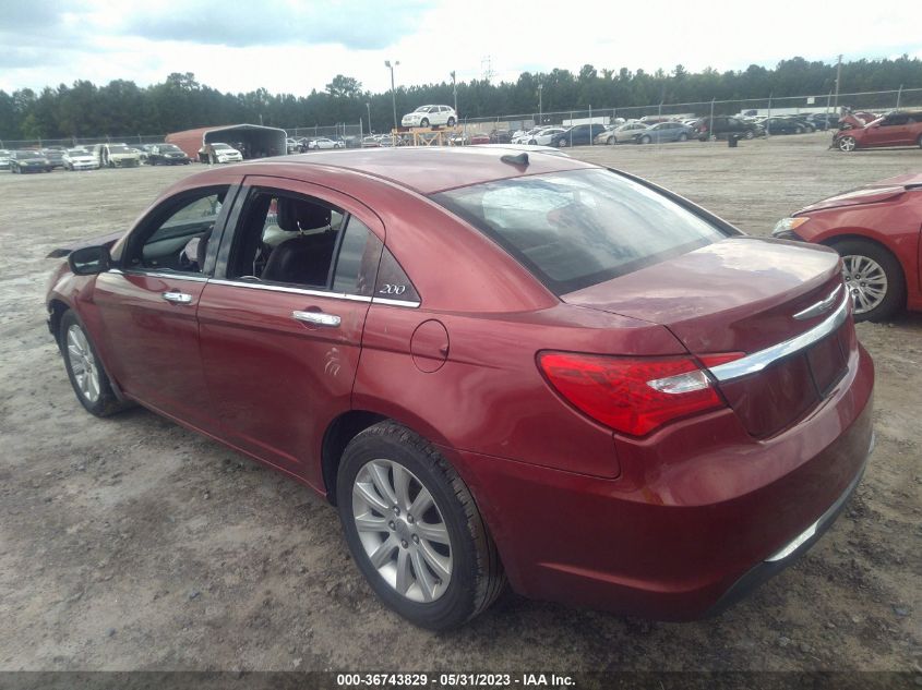 2013 CHRYSLER 200 LIMITED - 1C3CCBCG4DN523379