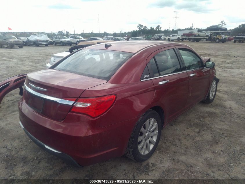 2013 CHRYSLER 200 LIMITED - 1C3CCBCG4DN523379