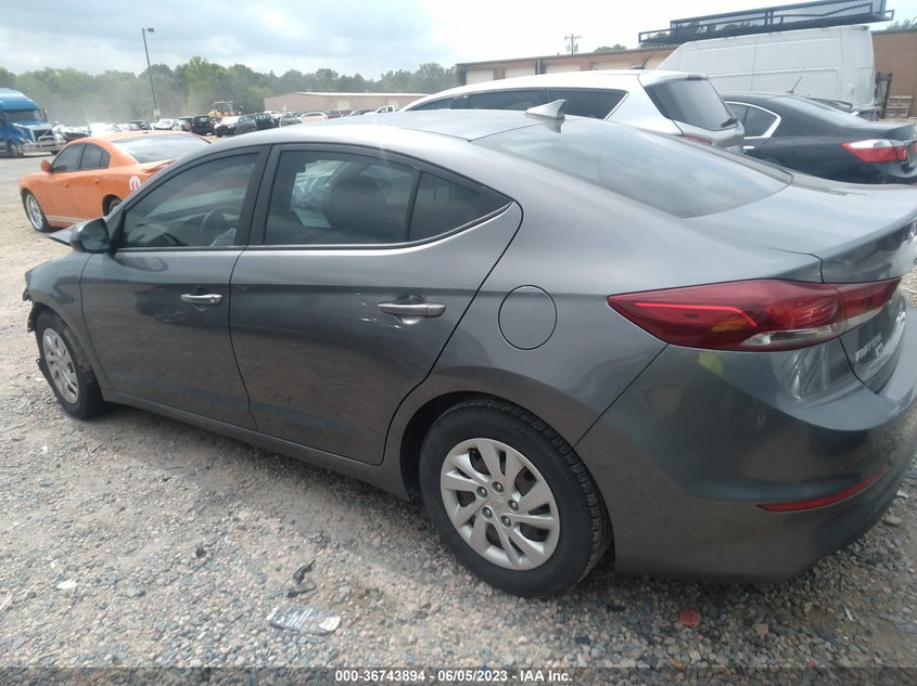 VIN 5NPD74LF9JH367102 2018 HYUNDAI ELANTRA SE