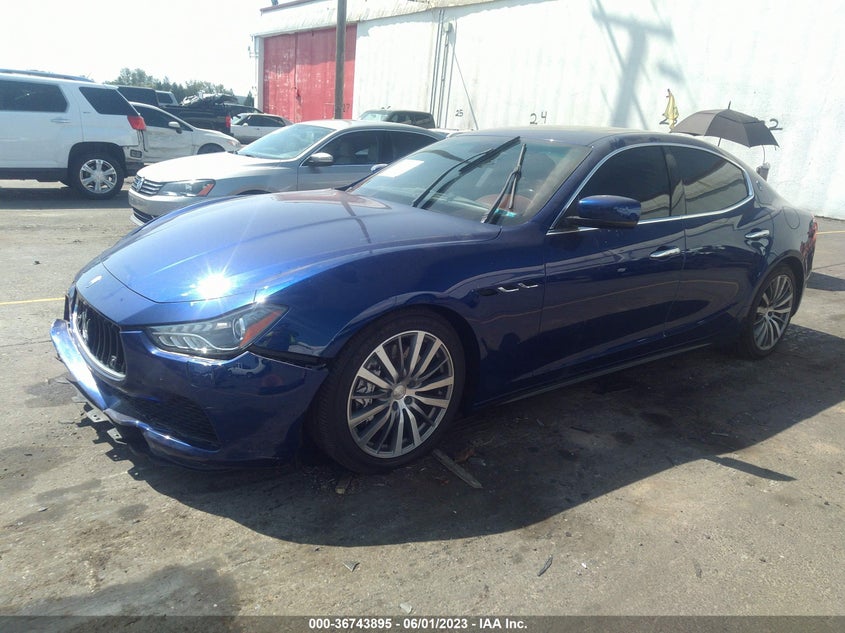 2014 MASERATI GHIBLI VIN: ZAM57RTA3E1077050