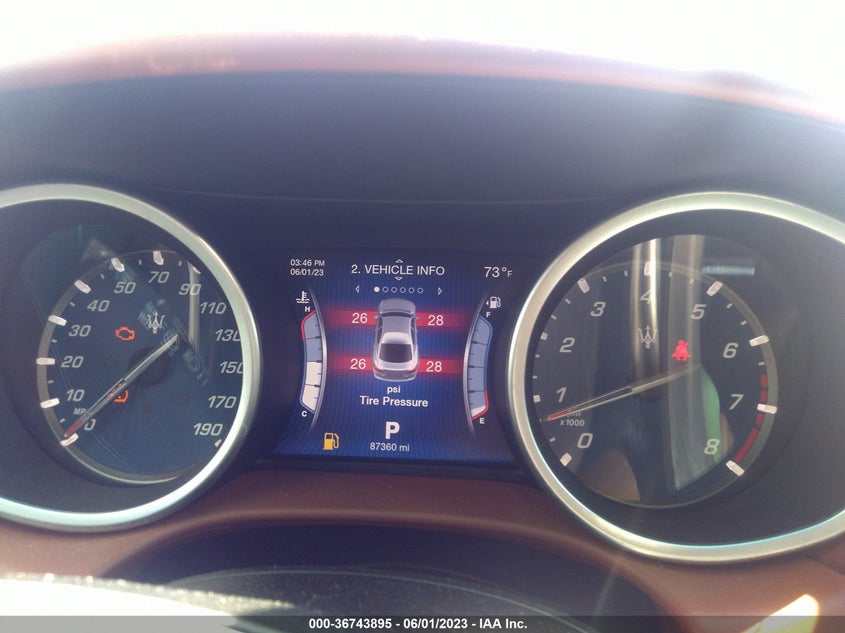 2014 MASERATI GHIBLI VIN: ZAM57RTA3E1077050