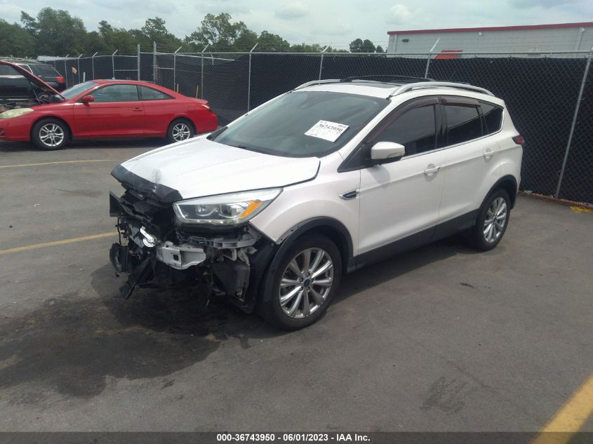 2017 FORD ESCAPE TITANIUM - 1FMCU0J94HUB12363