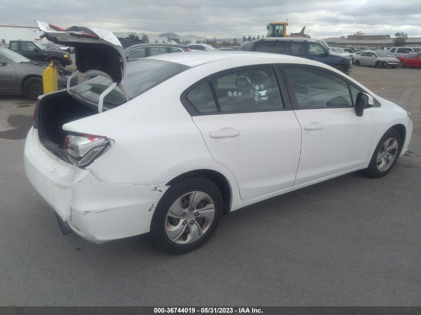 2013 HONDA CIVIC SDN LX - 19XFB2F52DE258066