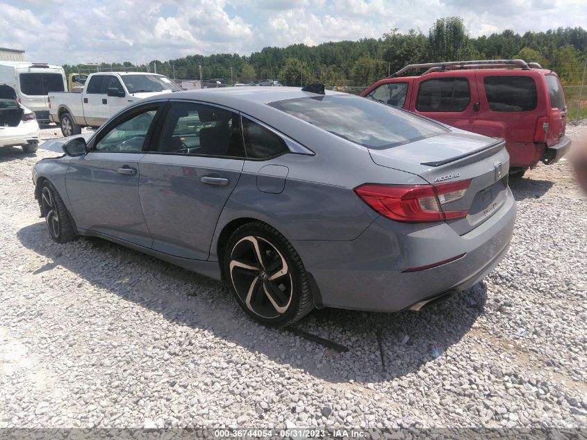 2021 HONDA ACCORD SEDAN SPORT - 1HGCV1F34MA068468