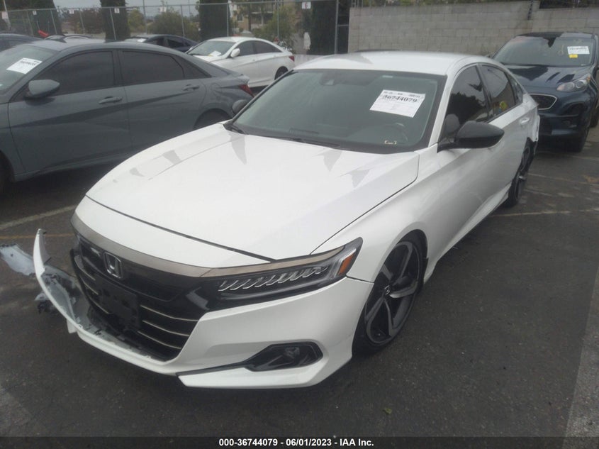 VIN 1HGCV1F49MA055546 2021 HONDA ACCORD SEDAN SPORT SE
