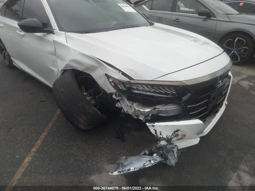 VIN 1HGCV1F49MA055546 2021 HONDA ACCORD SEDAN SPORT SE