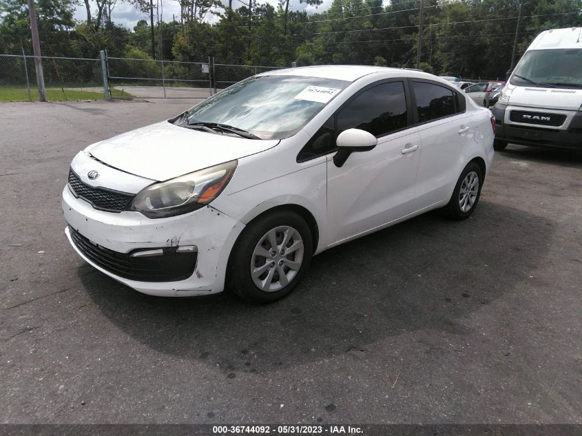 2016 KIA RIO LX - KNADM4A30G6595278