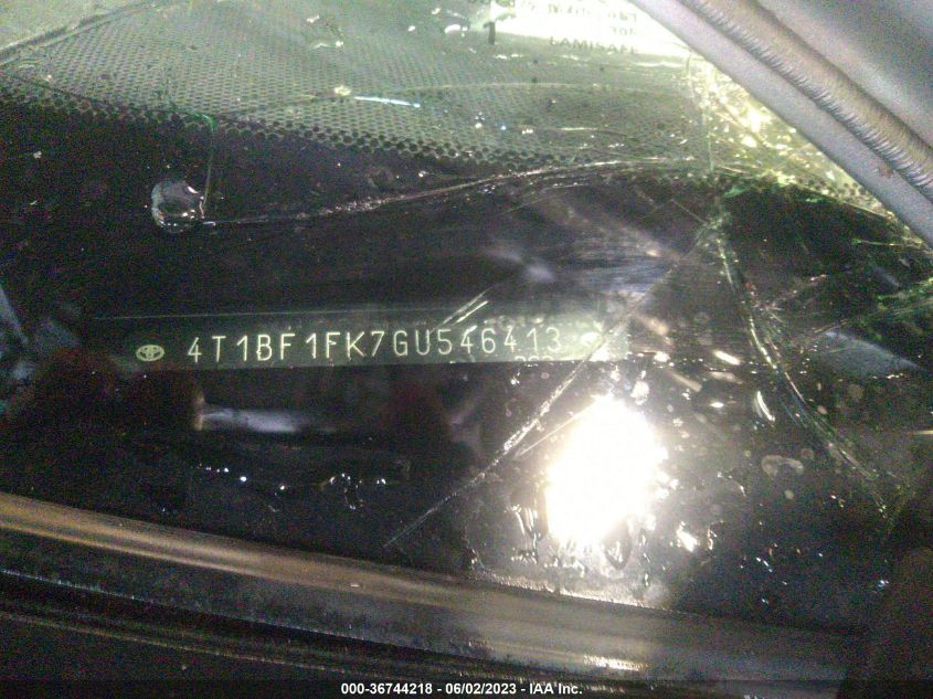 2016 TOYOTA CAMRY LE - 4T1BF1FK7GU546413