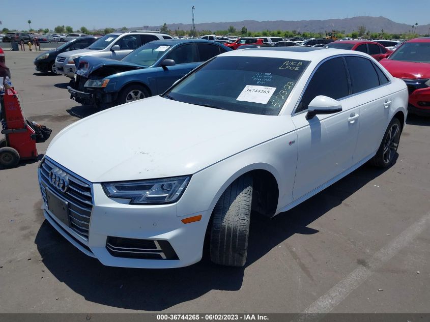 2017 AUDI A4 PREMIUM PLUS - WAULNAF43HN009544