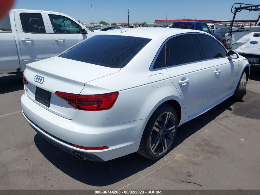 2017 AUDI A4 PREMIUM PLUS - WAULNAF43HN009544