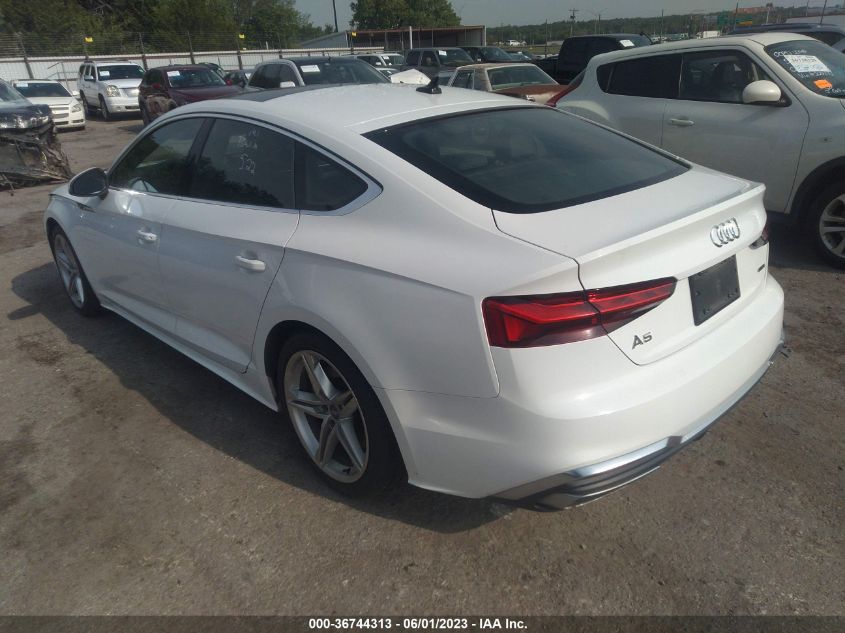 2021 AUDI A5 SPORTBACK S LINE PREMIUM - WAUDACF5XMA020935