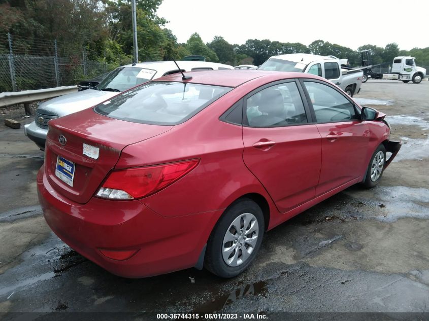 2016 HYUNDAI ACCENT SE - KMHCT4AE0GU102578