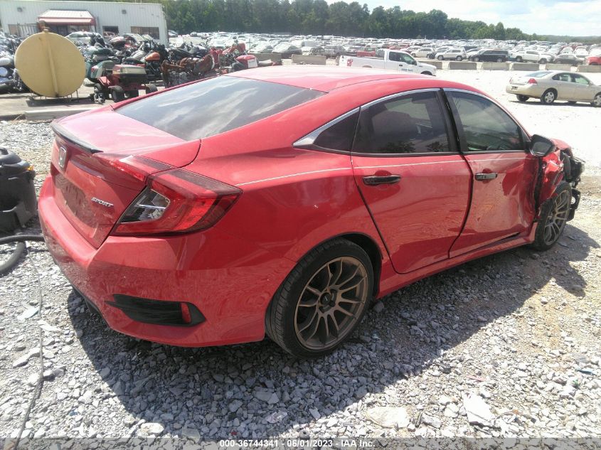 2019 HONDA CIVIC SEDAN SPORT - 2HGFC2F86KH535134