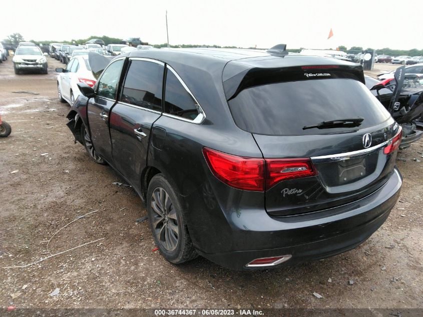 2016 ACURA MDX TECHNOLOGY - 5FRYD3H42GB017375