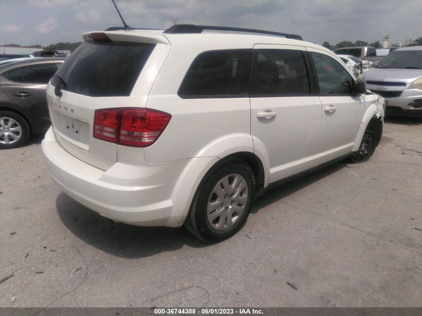 2016 DODGE JOURNEY SE - 3C4PDCAB7GT101442
