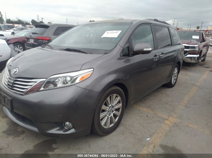 5TDYZ3DC8HS891615 2017 TOYOTA SIENNA - Image 2