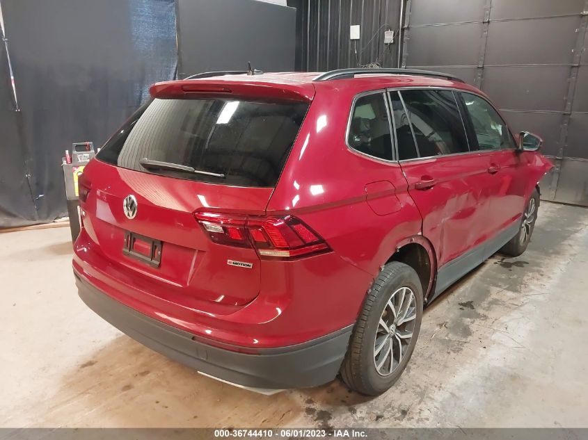 2019 VOLKSWAGEN TIGUAN SE/SEL/SEL R-LINE - 3VV2B7AX0KM172117