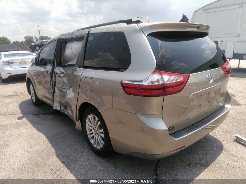 2015 TOYOTA SIENNA XLE - 5TDYK3DC2FS632426