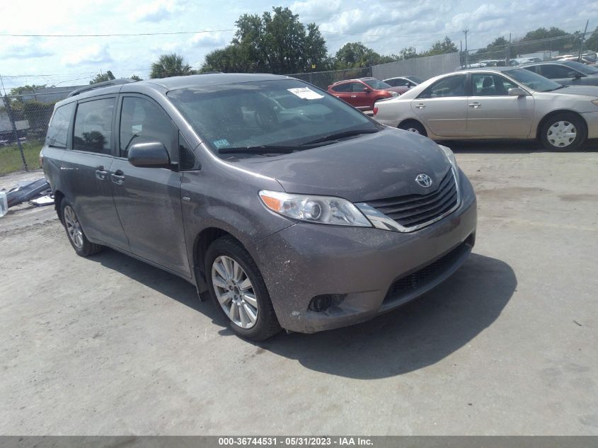 2017 TOYOTA SIENNA LE - 5TDJZ3DC9HS185335
