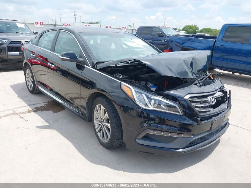 2015 HYUNDAI SONATA 2.4L SPORT - 5NPE34AF1FH048237