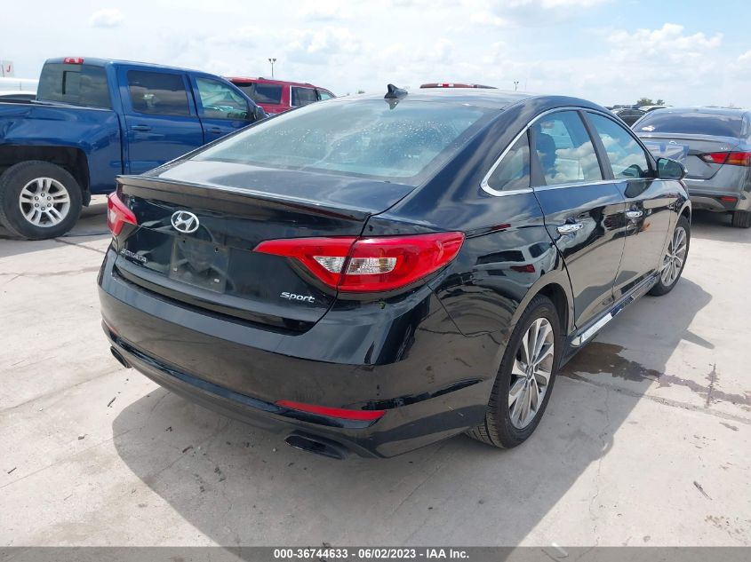 2015 HYUNDAI SONATA 2.4L SPORT - 5NPE34AF1FH048237