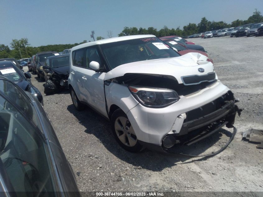 2016 KIA SOUL BASE - KNDJN2A25G7238333