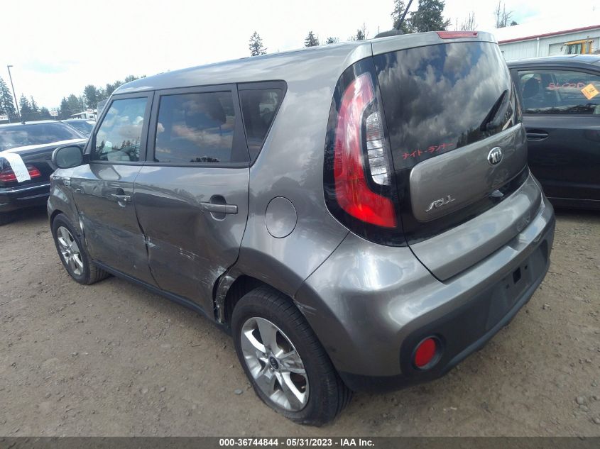 2019 KIA SOUL BASE - KNDJN2A21K7018745