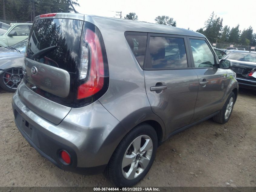 2019 KIA SOUL BASE - KNDJN2A21K7018745