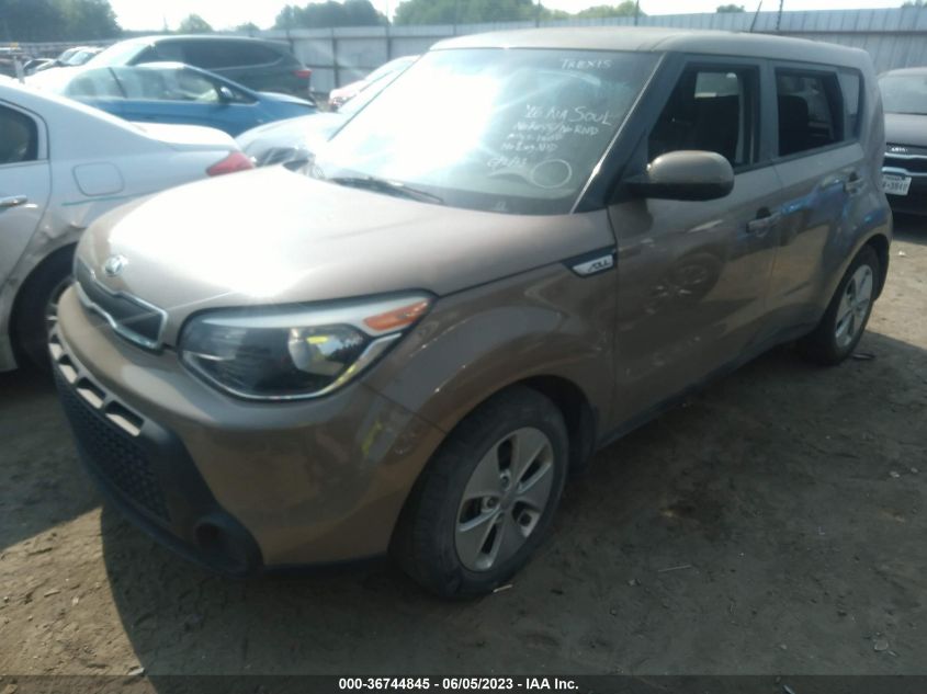 2016 KIA SOUL BASE - KNDJN2A24G7238467
