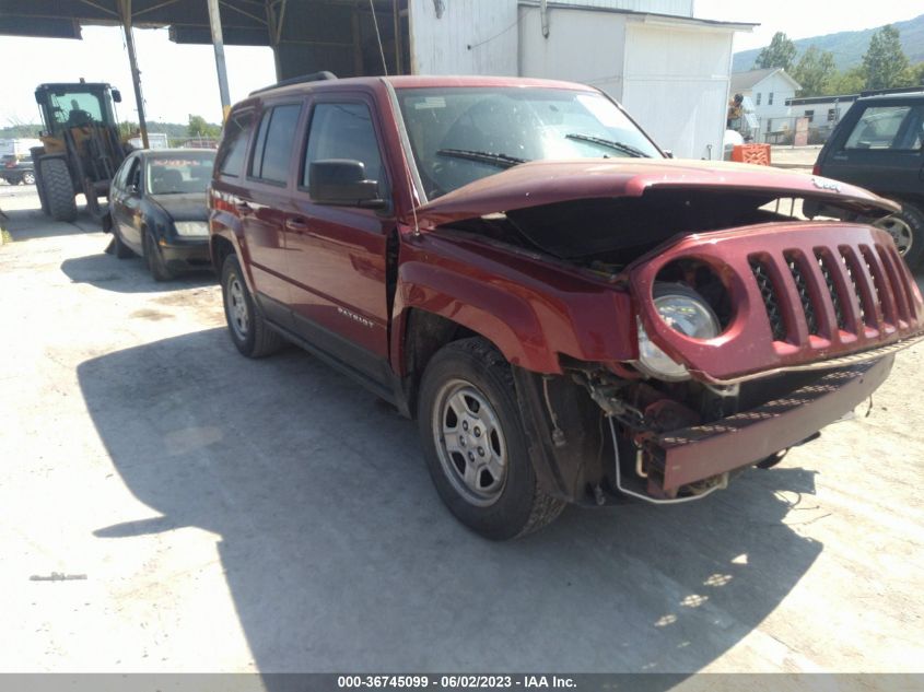 2015 JEEP PATRIOT SPORT - 1C4NJPBA7FD284410