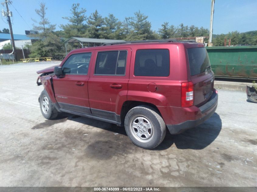 2015 JEEP PATRIOT SPORT - 1C4NJPBA7FD284410