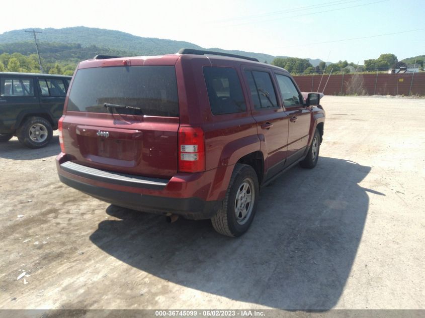2015 JEEP PATRIOT SPORT - 1C4NJPBA7FD284410