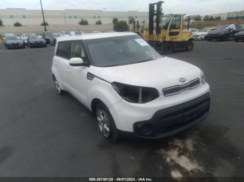 2018 KIA SOUL BASE - KNDJN2A20J7562751