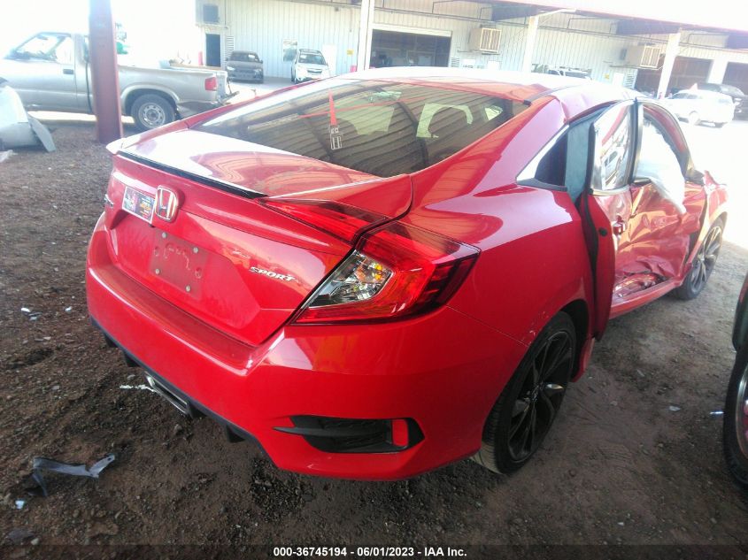 2019 HONDA CIVIC SEDAN SPORT - 2HGFC2F87KH501445