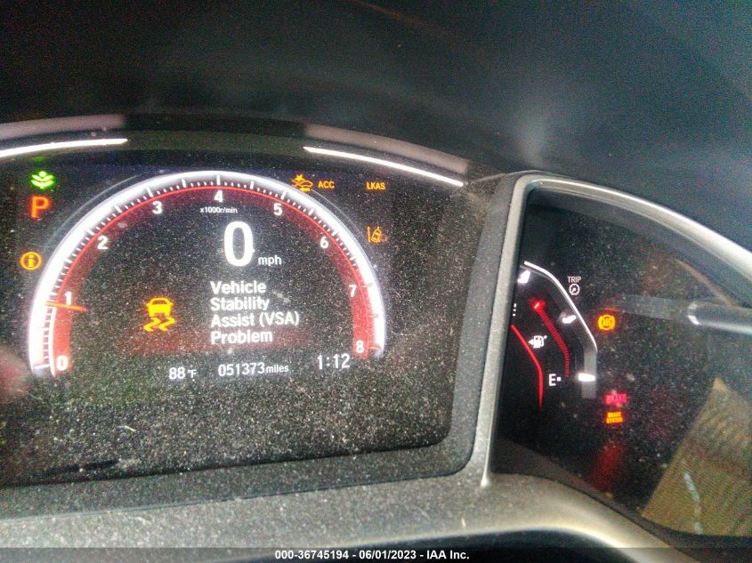 2019 HONDA CIVIC SEDAN SPORT - 2HGFC2F87KH501445