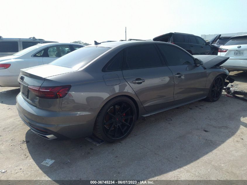 2022 AUDI A4 SEDAN PREMIUM PLUS - WAUBBAF45NN011361