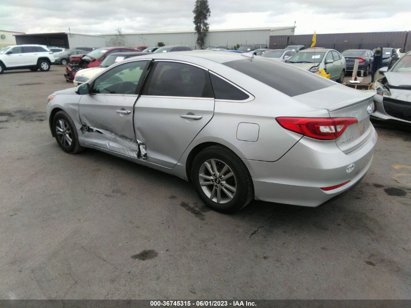 2017 HYUNDAI SONATA 2.4L - 5NPE24AF6HH532541