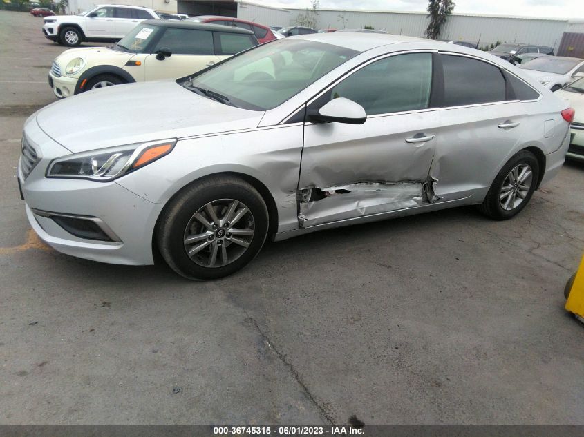 2017 HYUNDAI SONATA 2.4L - 5NPE24AF6HH532541