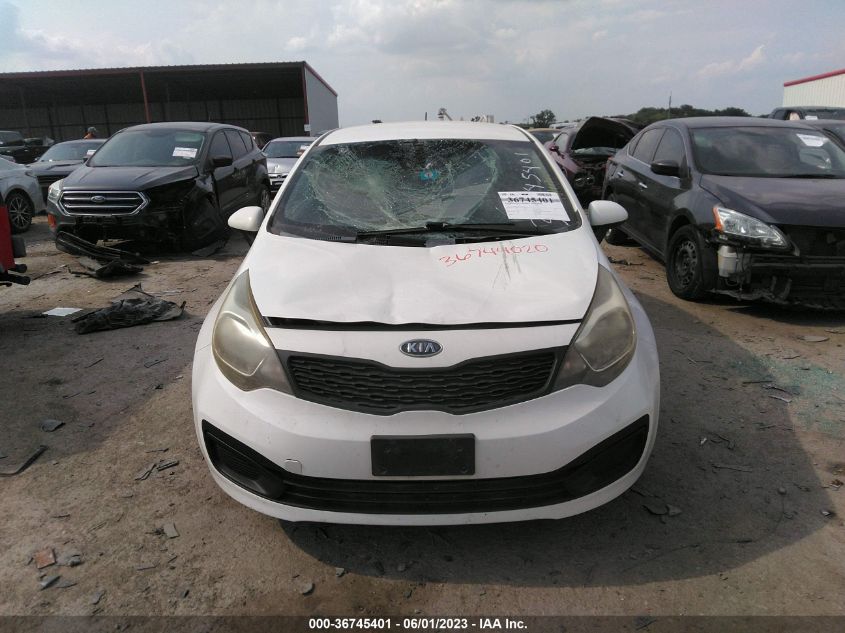 2013 KIA RIO LX - KNADM4A35D6125842