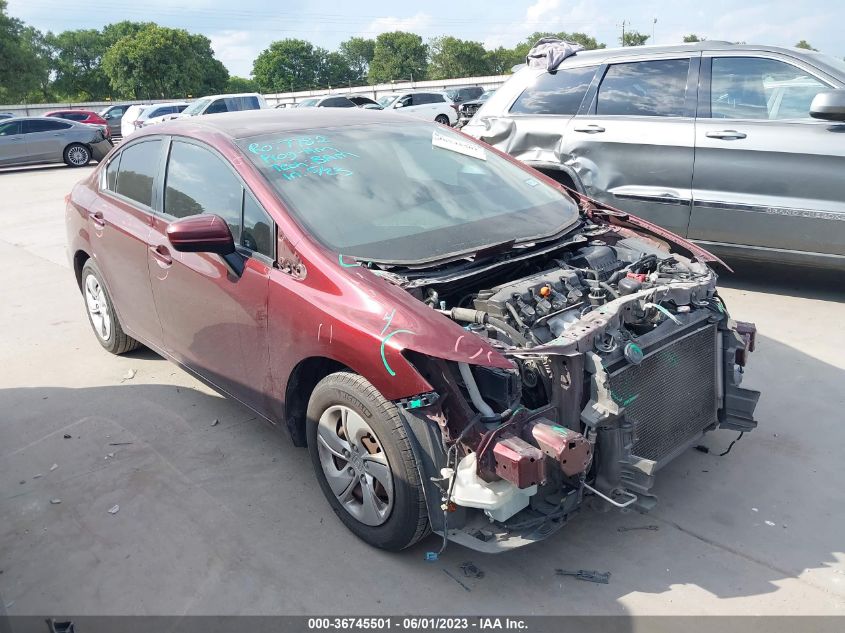 2015 HONDA CIVIC SEDAN LX - 19XFB2F52FE049087