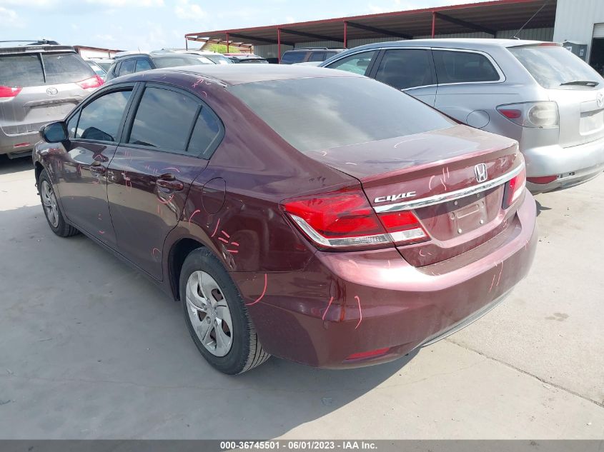 2015 HONDA CIVIC SEDAN LX - 19XFB2F52FE049087